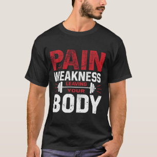 T-shirt homme - La douleur n'est que la faiblesse