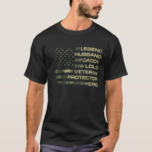 T-shirt Homme Légende Mari Daddy Lolo Vétérinaire Protecte