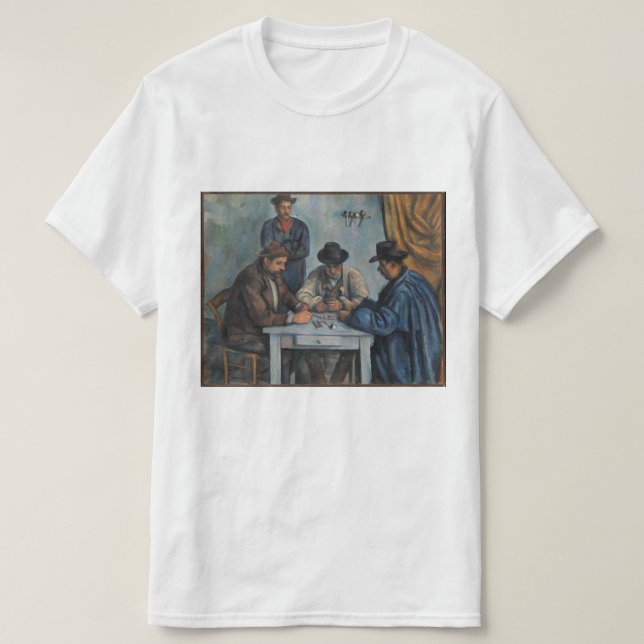 T-shirt homme - Les joueurs de cartes Paul Cézanne (Design devant)
