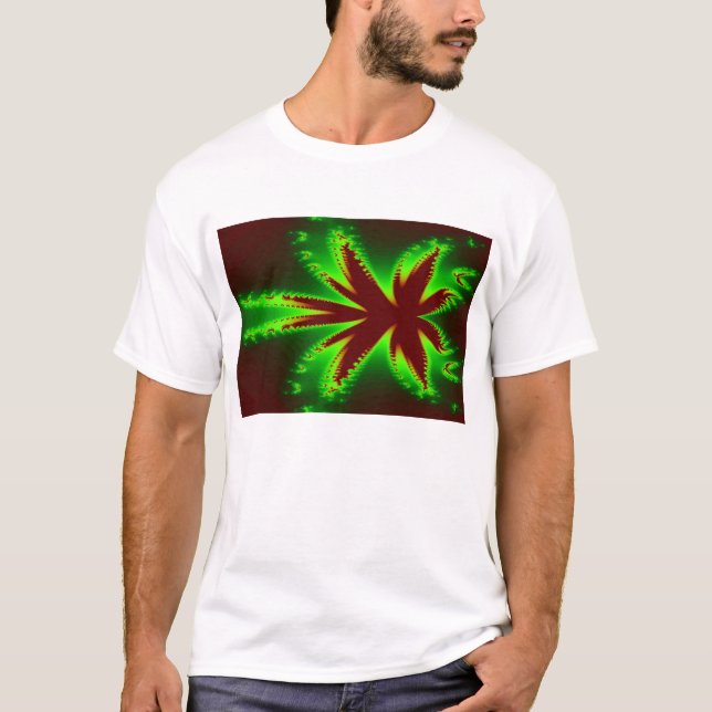T-shirt homme libellule en flammes (Devant)