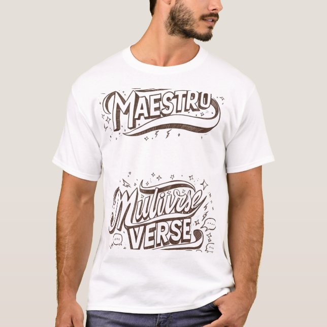 T-shirt homme maestro multiverse 🪐 👕 (Devant)