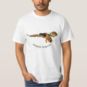 T-shirt Homme Male Mallard Duck Wildlife