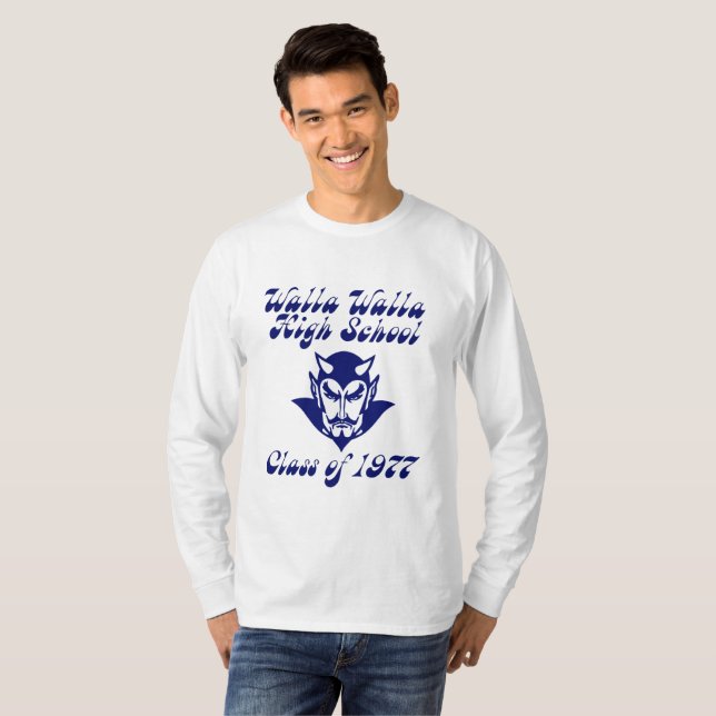 T-shirt homme manches longues basic (Devant entier)