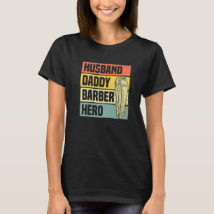T-shirt Homme Mari Daddy Barber Hero Hair Stylliste Papa F