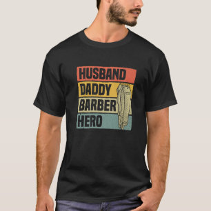 T-shirt Homme Mari Daddy Barber Hero Hair Stylliste Papa F