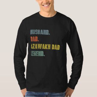T-shirt Homme Mari Papa Azawakh Papa Légende Père Vintage