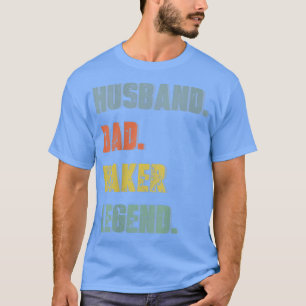 T-shirt Homme mari papa Baker Légende Fête des pères Vinta