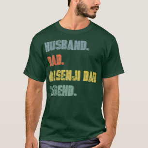 T-shirt Homme Mari Papa Basenji Papa Légende Père Vintage