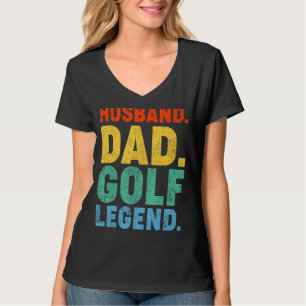 T-shirt Homme mari papa Golf Legend Fête des pères de golf