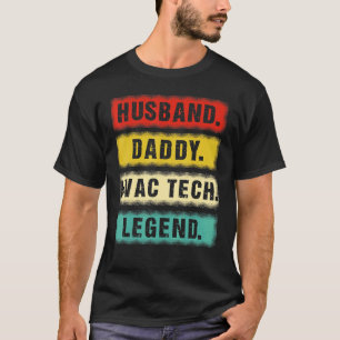 T-shirt Homme Mari Papa Hvac Tech Legend Technicien Hvac