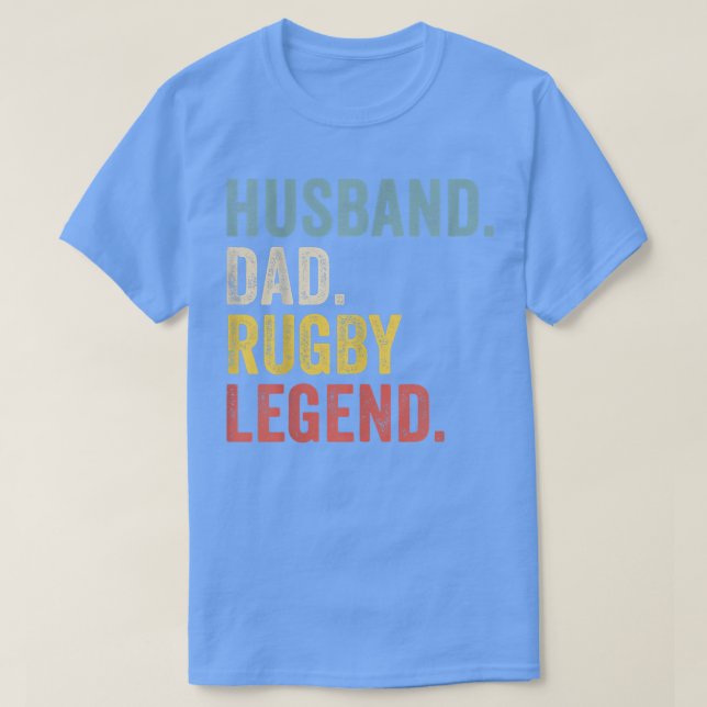 T-shirt Homme mari papa Rugby Légende (Design devant)