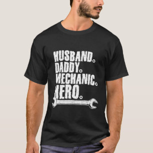 T-shirt Homme Mécanicien Papa Dit Mari Papa Mécanicien Il