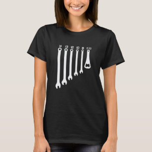 T-shirt Homme Mécanicien Voiture Bière Alcool Clé à Douill