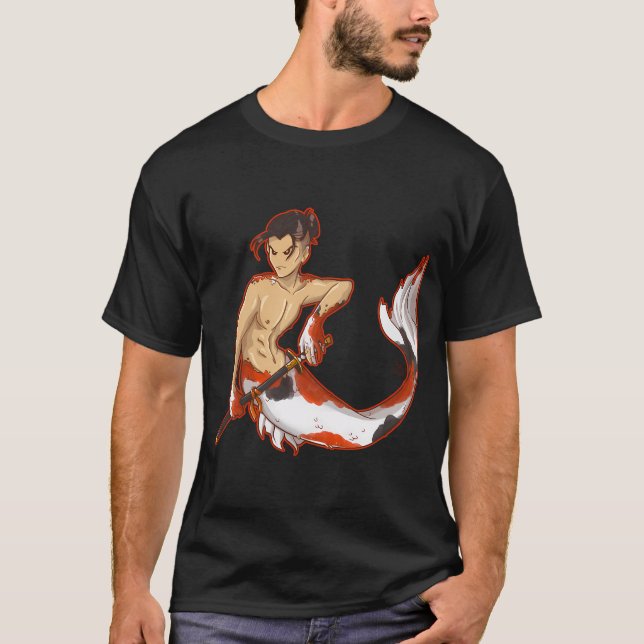 T-shirt Homme merman poisson Koï (Devant)