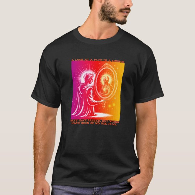 T-shirt homme miroir (Devant)