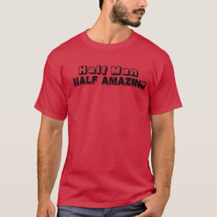 T-shirt Homme moitié moitié Incroyable2