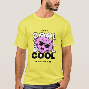 T-shirt Homme Mon Chien Pense Que Je Suis Cool T Chemise F