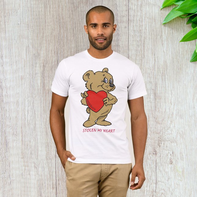 T-shirt Homme Mon Coeur Volé (Créateur téléchargé)