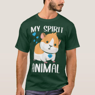 T-shirt Homme Mon Esprit Animal Guinée I Love Papa Coeur V