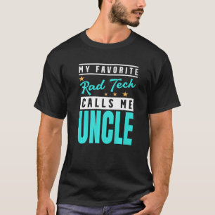 T-shirt Homme Mon technicien radiologue préféré m'