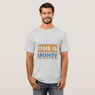T-shirt homme motivationnel « Le temps c'est de l'
