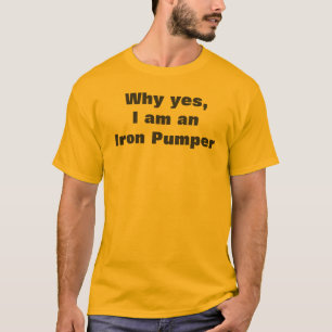 T-shirt Homme Musclé Pompes de Fer Citation Humoristique