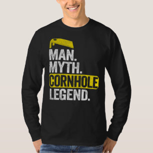 T-shirt Homme Mythe Cornhole Légende Papa Corn Hole Papa