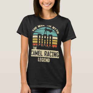 T-shirt Homme Mythe Légende Papa Camel Racing Jockey Extra