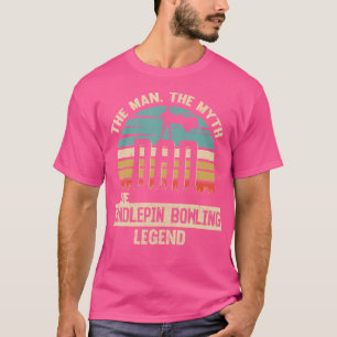 T-shirt Homme Mythe Légende Papa Candlepin Bowling