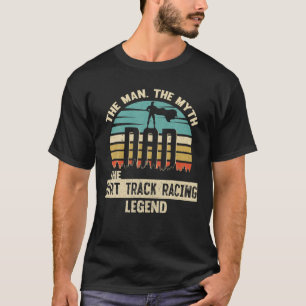 T-shirt Homme Mythe Légende Papa Dirt Track Racing
