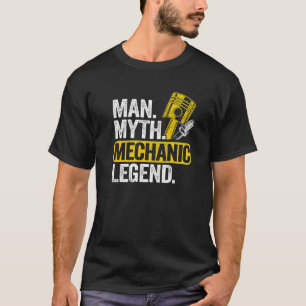 T-shirt Homme Mythe Mécanique Légende Voiture Guy Garage P