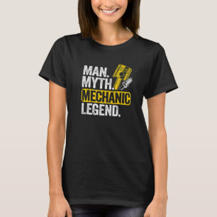 T-shirt Homme Mythe Mécanique Légende Voiture Guy Garage P
