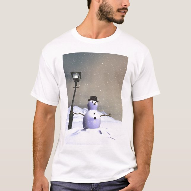T-shirt homme neige (Devant)