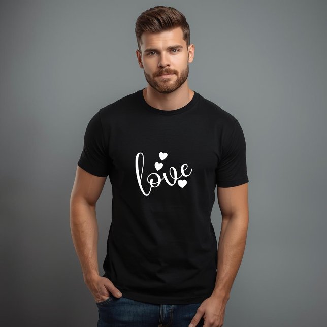 T-Shirt Homme Noir & Blanc (Créateur téléchargé)