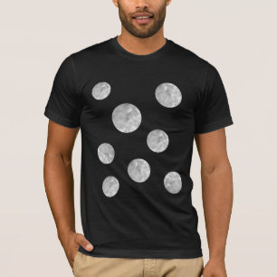 T-shirt homme noir et argent