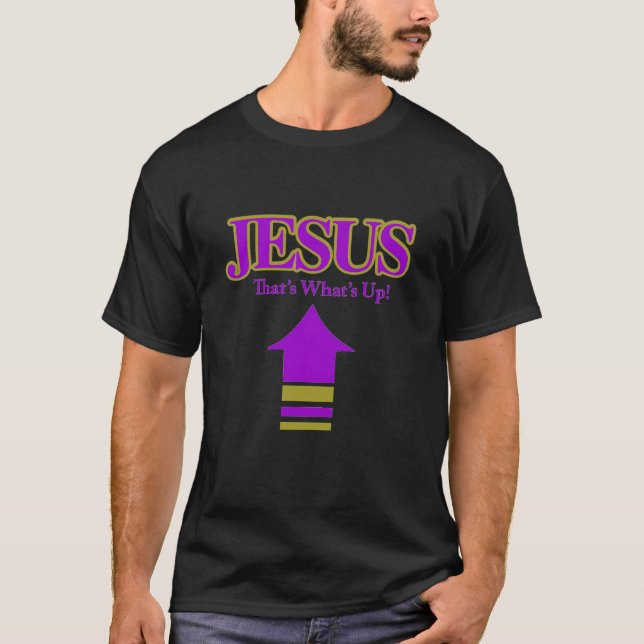 T-shirt Homme noir - Jésus (Devant)