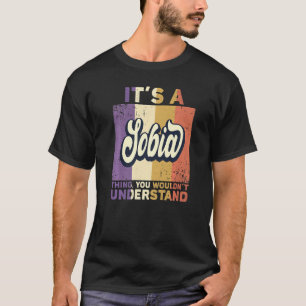 T-shirt Homme Nom Sobia C'est une chose de Sobie