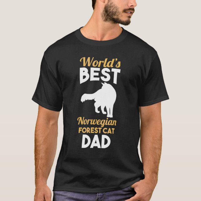 T-shirt Homme Norwegian Forest Papa (Devant)