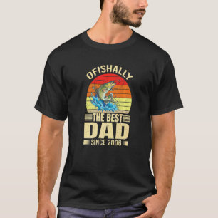 T-shirt Homme  Ofishally Le Meilleur Papa Depuis 2006 Fish