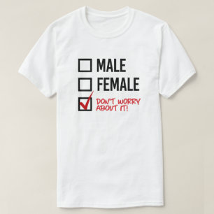 T-shirt Homme ou Femme ? Ne t'en fais pas