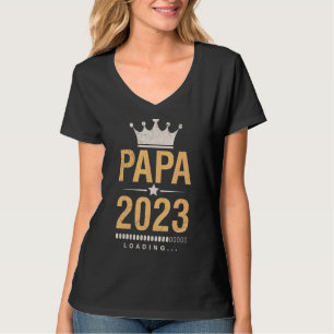 T-shirt Homme Papa 2023 Chargement Papa-To-Be 2023