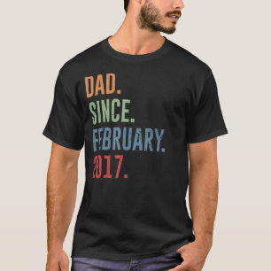 T-shirt Homme Papa depuis février 2017