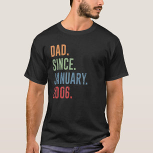 T-shirt Homme Papa depuis janvier 2006