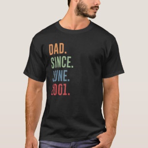 T-shirt Homme Papa depuis juin 2001