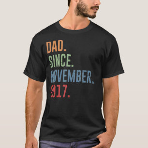 T-shirt Homme Papa depuis novembre 2017