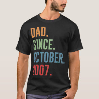 T-shirt Homme Papa depuis Octobre 2007