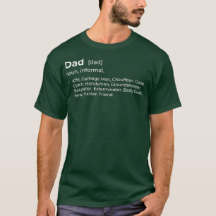 T-shirt Homme Papa Noun Dictionnaire ATM Fête des pères 