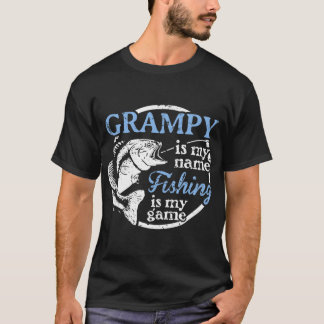 T-shirt Homme Pêche Fête des pères Grampy Cadeau pour papa