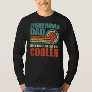T-shirt Homme Pêcheur Papa Comme Un Père Régulier Mais Gla