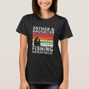 T-shirt Homme Pêcheur Papa Et Fille Partenaires De Pêche F
